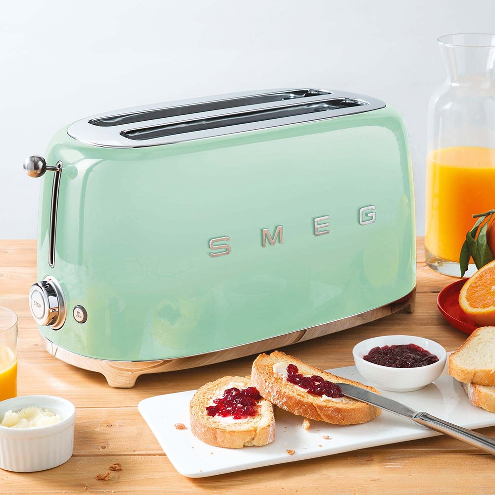 EAN 8017709190910 - Smeg TSF02PGEU tostadora 6 4 rebanada(s) 1500 W Verde imagen 6