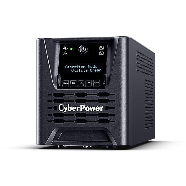 Cyberpower Systems Cyberpower Lcd Line-Interactive Usv 1000va/1000wtower, Sinuswelle, Pfc-Compatible, Avr, Greenpower, , Built In Cloud Interface, Usb, Smart-Slot Para Opt. Netzwerkkomunikation, Line-Interaktiv, 0,75 Kva, 750 W, Reiner