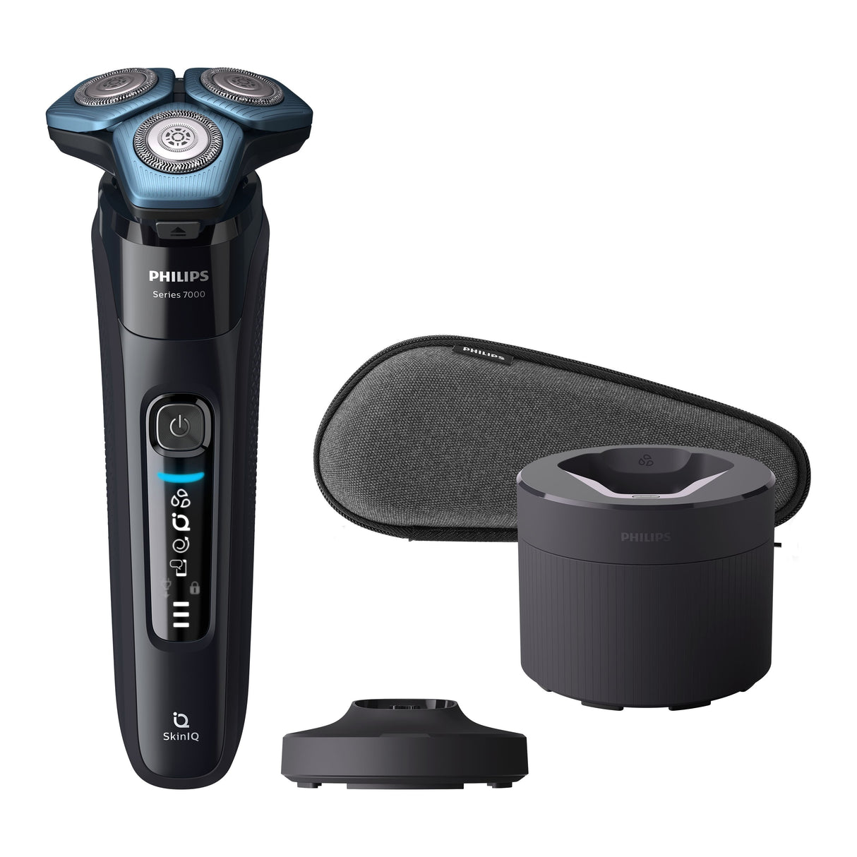 EAN 8710103940098 - Philips SHAVER Series 7000 S7783/55 afeitadora Máquina de afeitar de rotación Recortadora Negro imagen 3