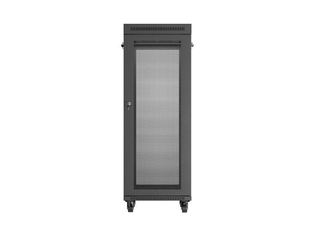 Lanberg Rack Cabinet 19 Free-Standing 32u 600x800 Flat Pack Mesh Door Lcd Black
