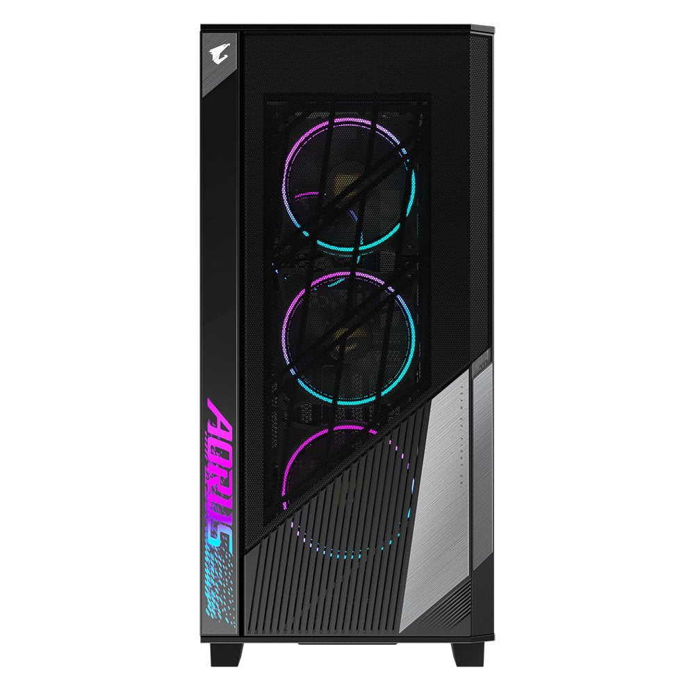 Caja Pc Gigabyte Ac500g Atx 2xusb3.0 1xusbc Rgb S/F Negro