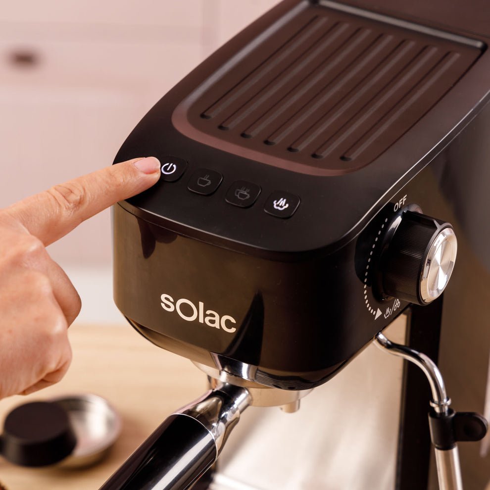 Pae Cafetera Solac Espresso Taste Slim Ce4511 20 Bar 1300w Negro Inox