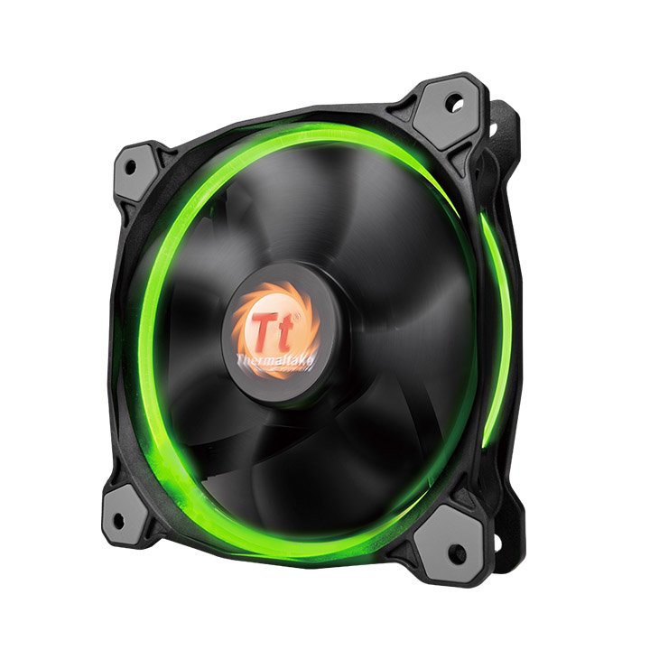 Thermaltake Fan 120mm Ring 12 Led Rgb 3er Set Cl-F042-Pl12sw-B