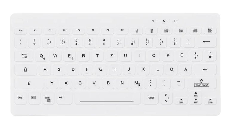 Keyboard Cherry Medical Active Key Wired White (Ak-C4112f-U1-W/Ge)