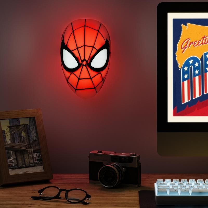 Lampada Paladone Marvel Spiderman Mask Light