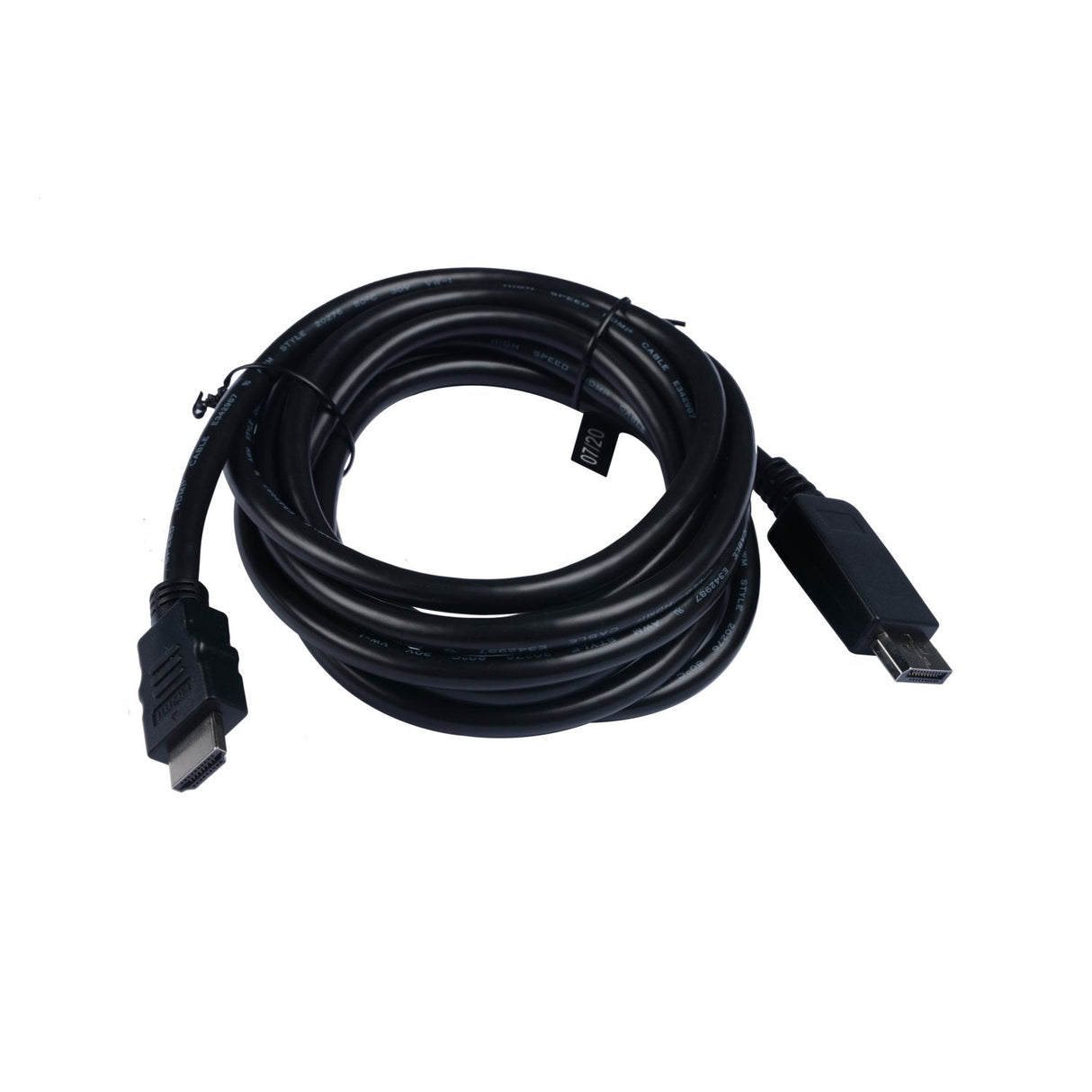 V7 Displayport A Hdmi 3 Metros Color Negro