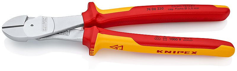 Alicates De Corte Knipex Vde 250 Mm 74 06 250