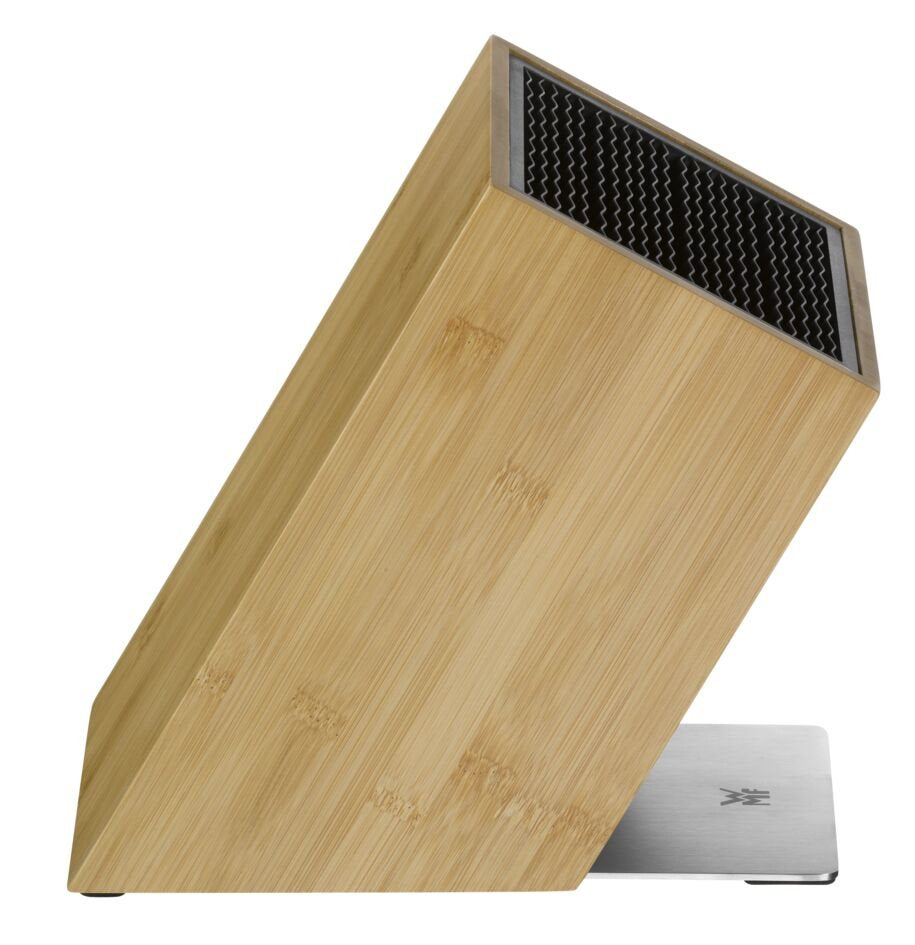 Wmf 1893854500 Messerblock Unbepiezast, Bambus Hell