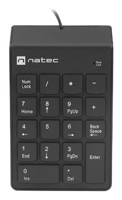 Natec Numpad Keyboard Goby 2 Usb Black