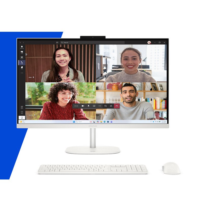 All In One Hp Omnistudio Desktop 27" Intel Core 5 120u, 16gb 1tb Ssd Sin Sistema Operativo - Blanco