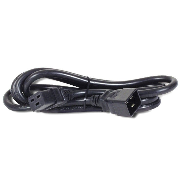 Roline Power Cable C20 To C19. Black. 0.75m