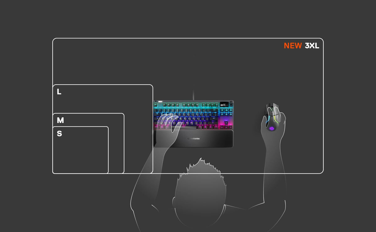 Steelseries Qck 3xl Alfombrilla Gaming Negro (63842)