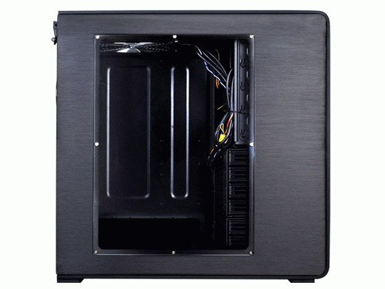 Silverstone Ft01b-W Negra Con Ventana