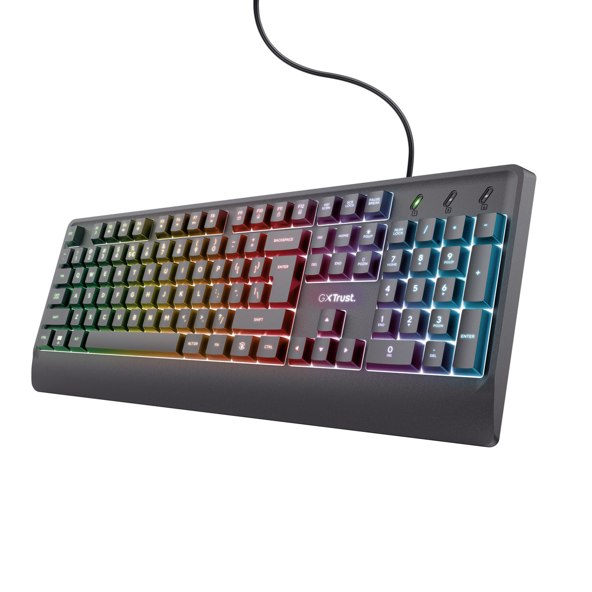 EAN 8713439251555 - Trust GXT 792 QUADROX teclado Ratón incluido Juego USB QWERTY Inglés de EE. UU. Negro imagen 3