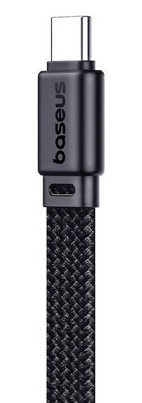 Baseus Type-C Mvp 3 Elbow-Shaped Fast Charging Data Cable 100w, 480mbps, 1m, Black (P10382500121-00)
