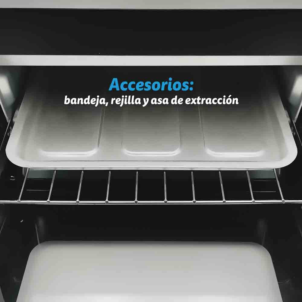 EAN 8426156017013 - Grunkel HR-10MINI horno tostador 10 L 1600 W Negro imagen 5