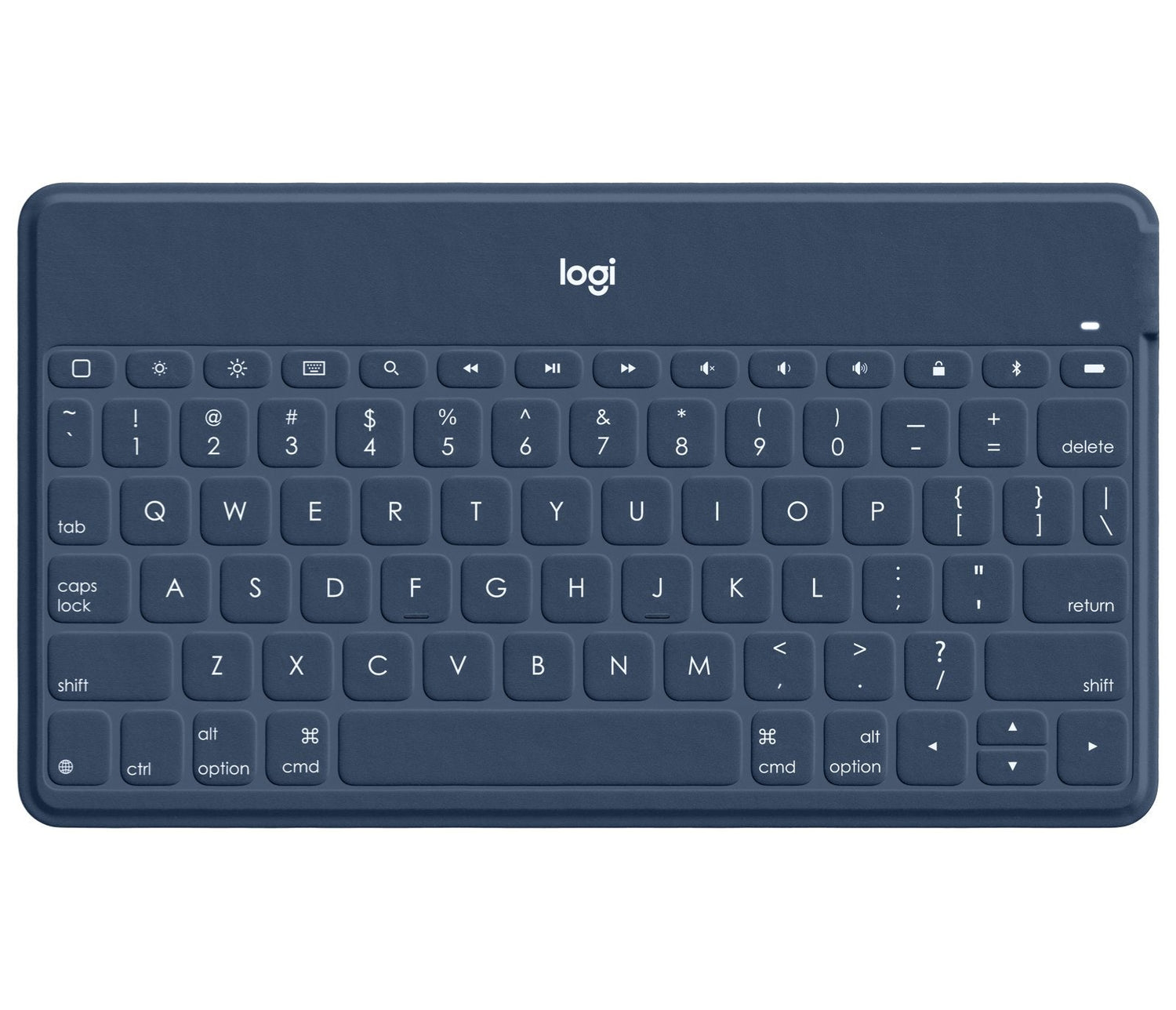 Logitech Keys-To-Go Inglés Internacional Bluetooth Azul