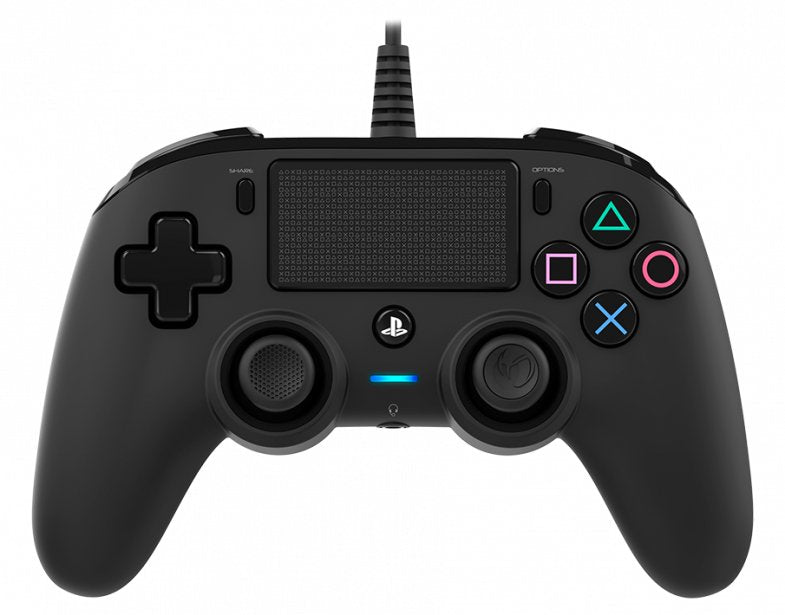 Gamepad Nacon Ps4 Negro Cable 3m/Touchpad/Indicador Led/Entrada Auricular Ps4ofcpadblack