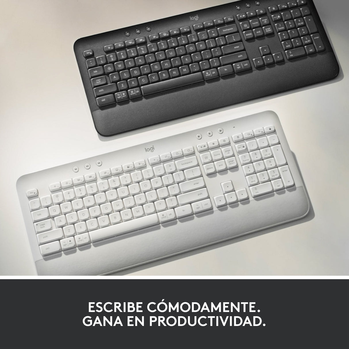 Teclado Español Logitech K650 Signature Bluetooth Qwerty Grafito