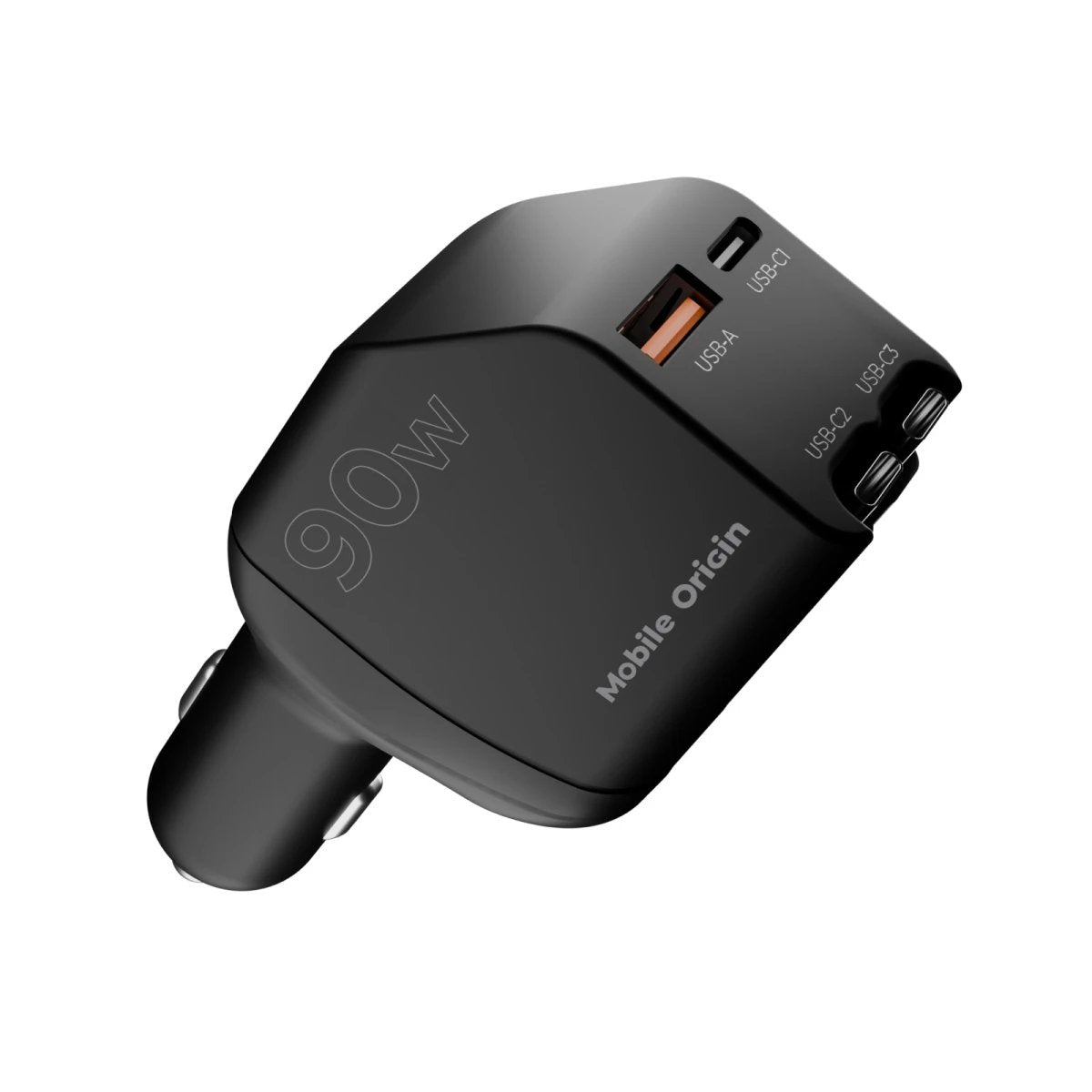 Mobile Origin 90w Car Charger Ca22 Usb-C+Usb-A 2x Cable 60cm