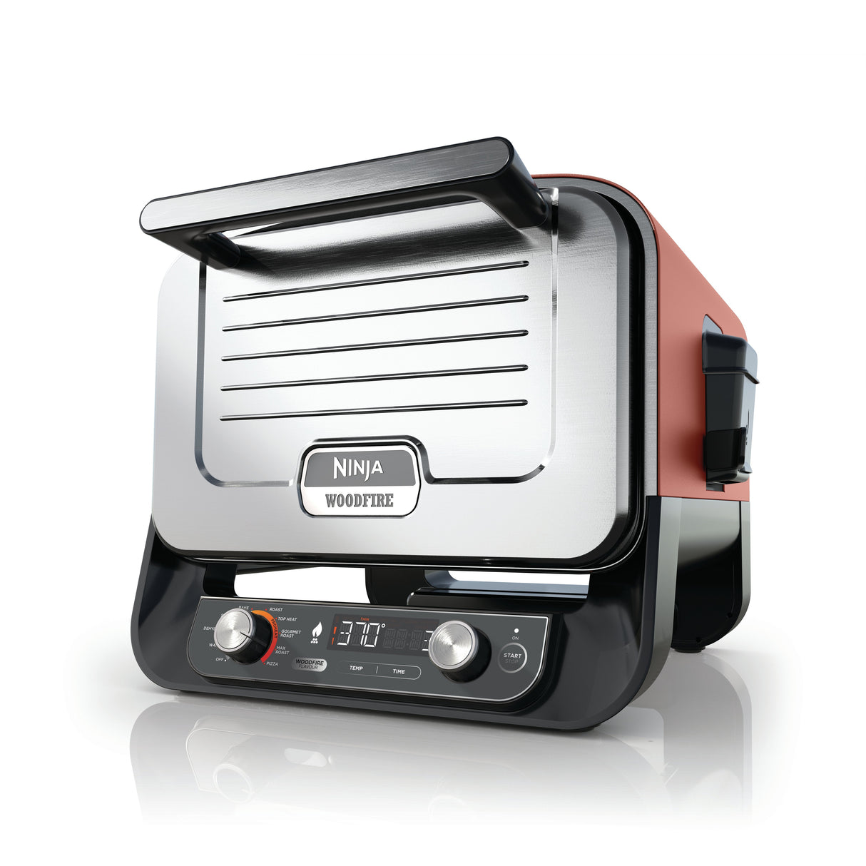 Ninja Woodfire Horno Eléctrico De Exterior 8 En 1, Bandeja Pro-Heat ,Oo101eu