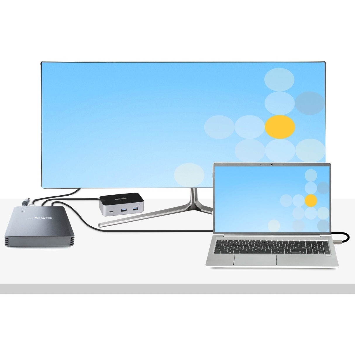 Caja Externa Disco Startech Caja Thunderbolt 3 De 4 Bahías Nvme M.2 Para Ssd Displayport 2 Thunderbolt 3, 40gbps,72w