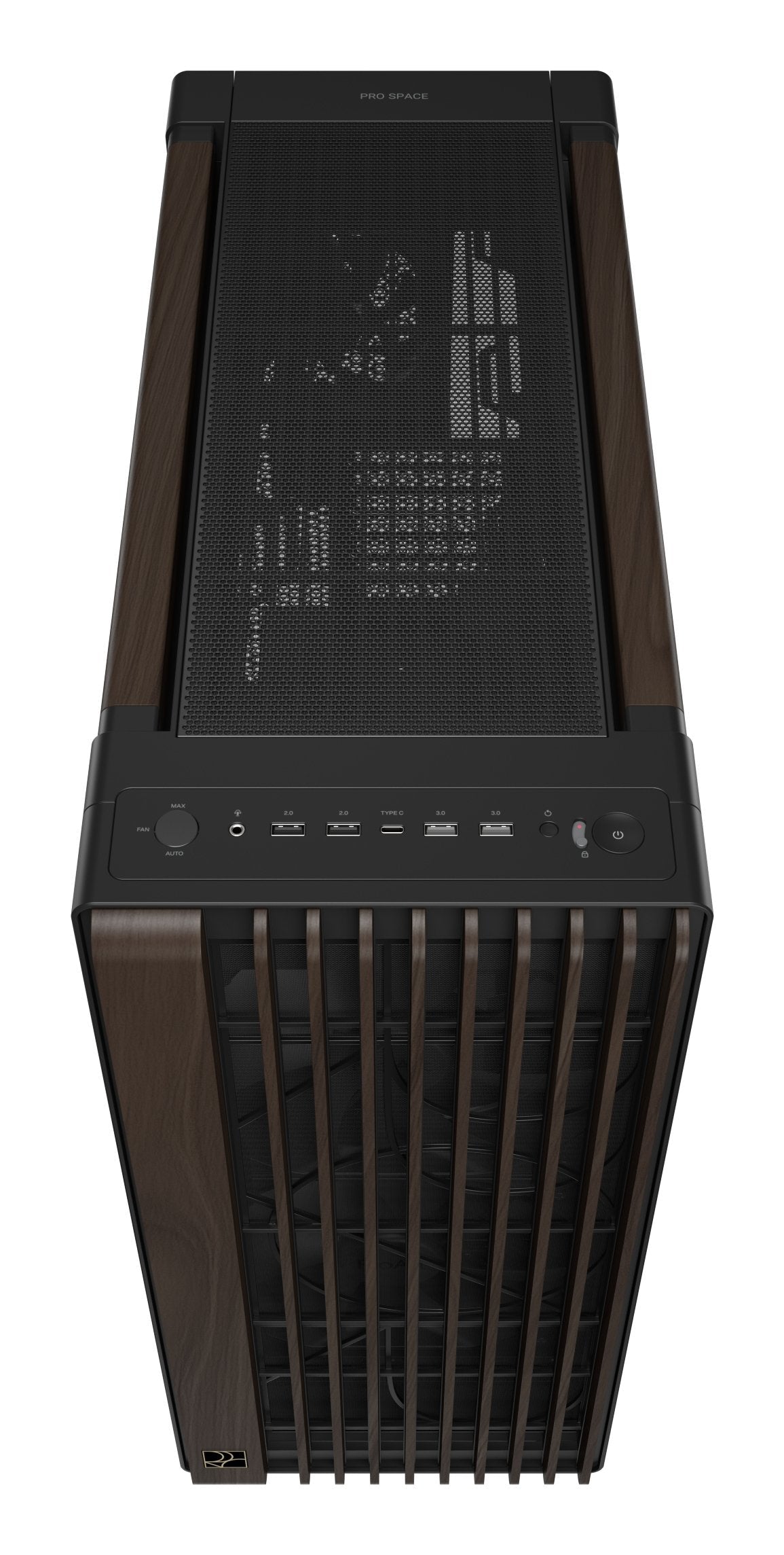 Caja Pc Asus Geh Proart Pa602 Walnut Wood Tg Pwm Modern Negro