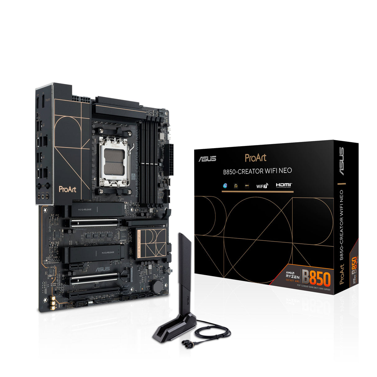EAN 4711636504447 - ASUS PROART B850-CREATOR WIFI NEO AMD B850 Zócalo AM5 ATX imagen 1