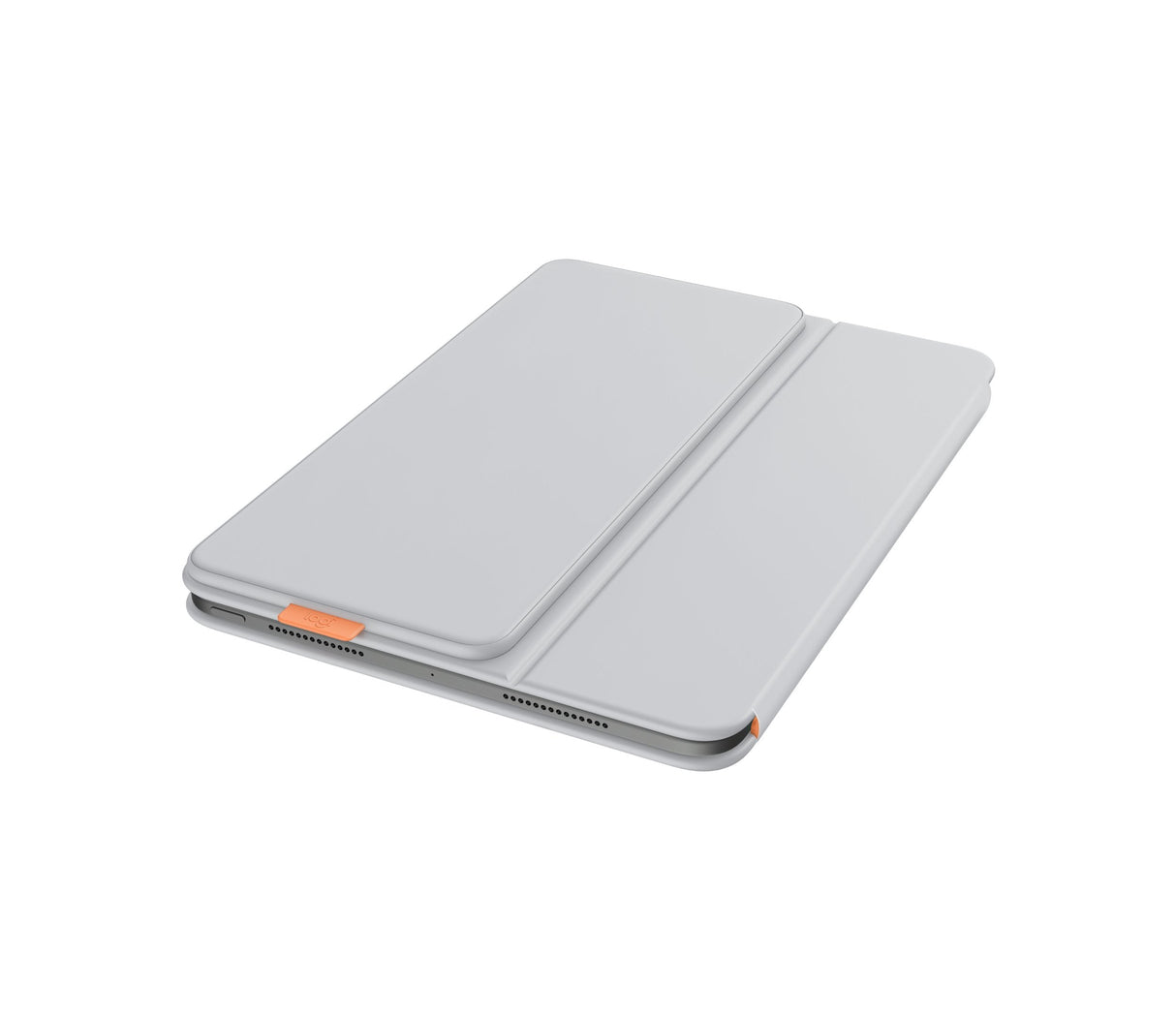 Logitech Flip Folio - Teclado Y Funda Folio - Full Size - Inalámbrico - Bluetooth 5.1 Le - Qwertz - Suizo - Pale Gris - Para Apple 10.9-Inch Ipad Air (5th Generation)