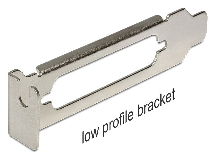 Low Profile Slotblech Mit D-Sub 25 Öffnung