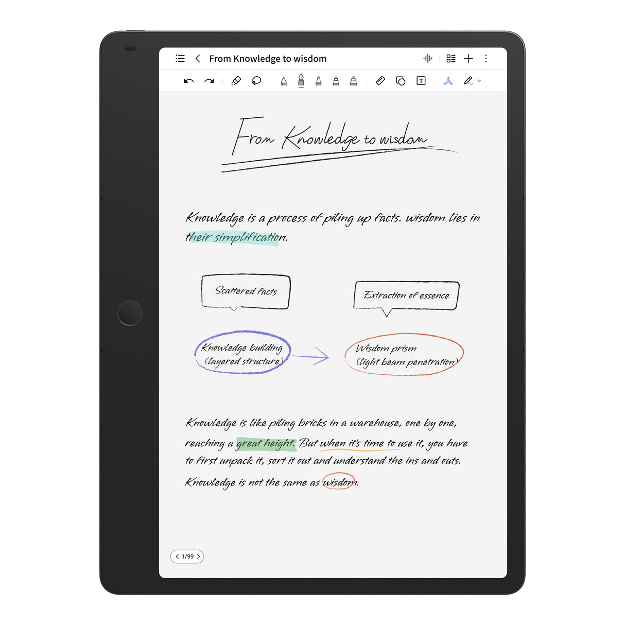 Tcl Tab Note A1 Nxtpaper+Funda+Pen