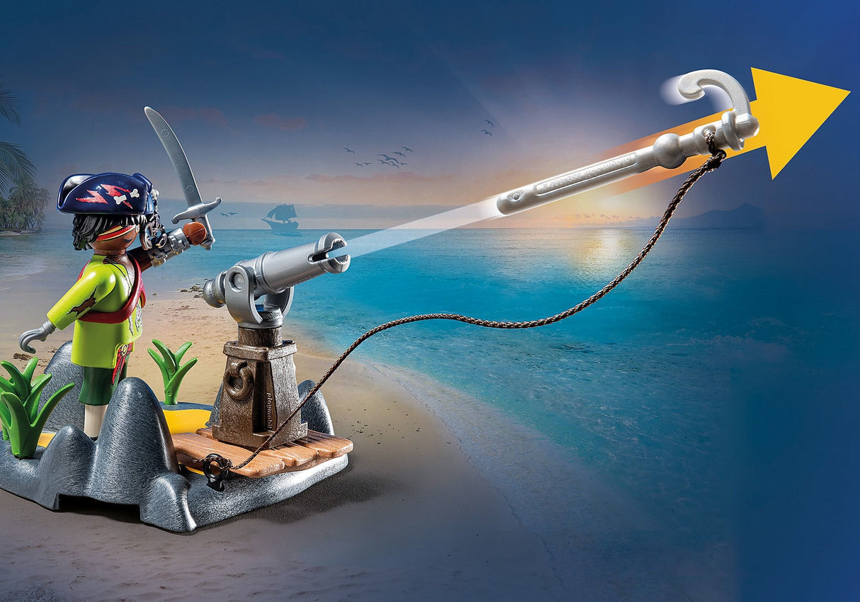 Playmobil 71532 Piratas Luchando Contra El Cangrejo Gigante