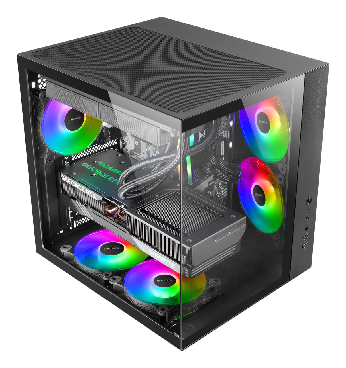EAN 8435693110873 - Mars Gaming MCV-ONE Midi Tower Negro imagen 2