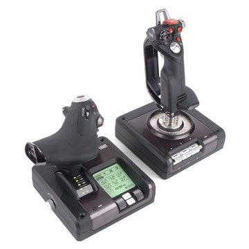 EAN 5099206069893 - Logitech G 945-000003 mando y volante Negro USB Simulador de Vuelo Analógico/Digital PC imagen 1