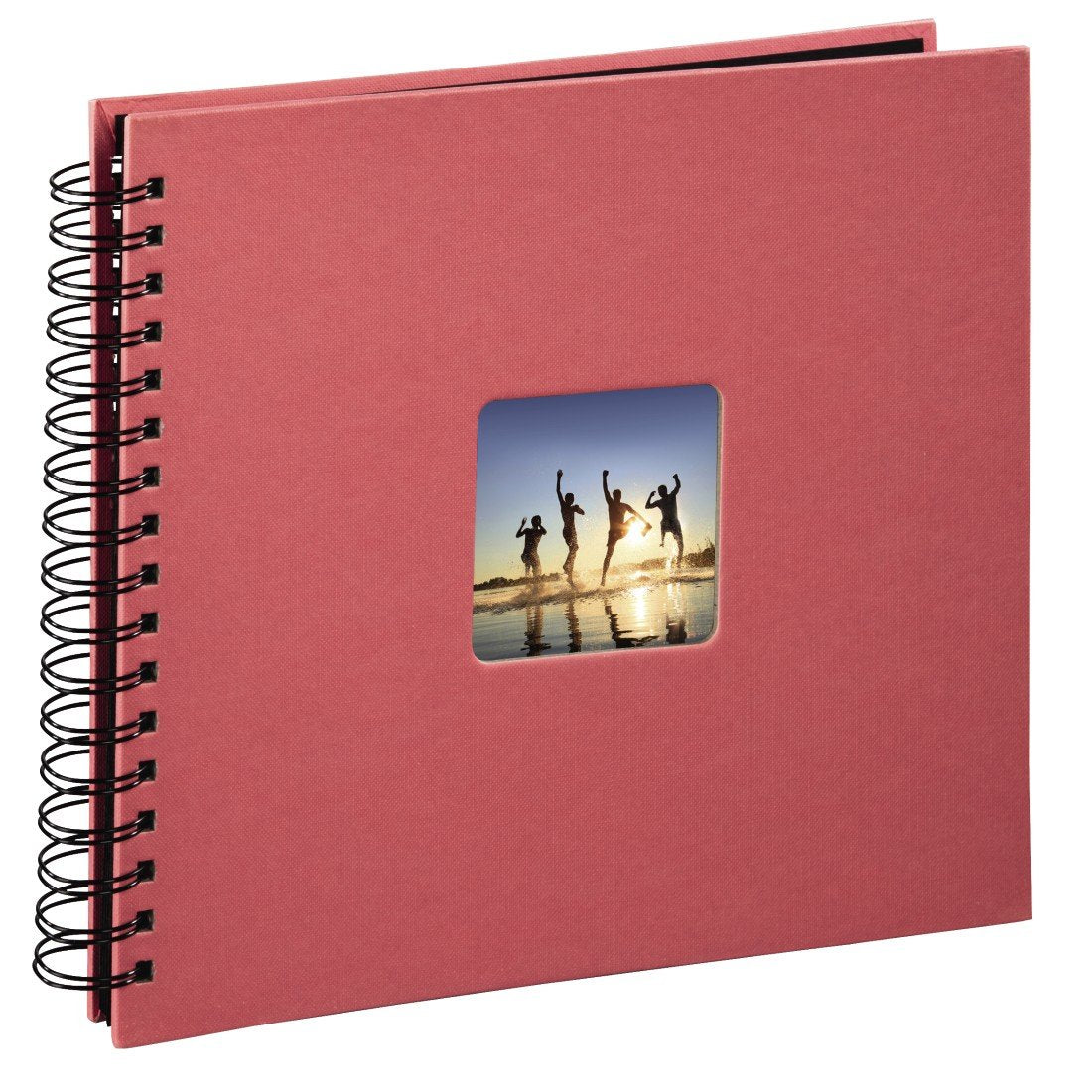 Hama Fine Art Wire-O Flamingo 28x24 50 Black Pages 2556