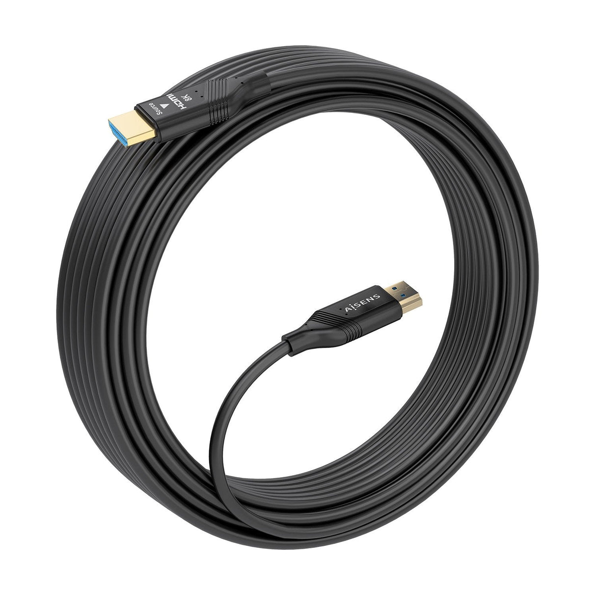 Aisens Cable Hdmi V2.1 Aoc Ultra Alta Velocidad / Hec 8k@60hz 4k@120hz 4:4:4 48gbps, A/M-A/M, Negro, 15m