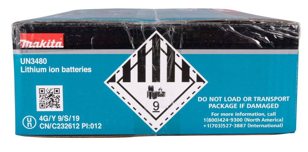 Makita Power Source Kit Li 40v 4ah, Cargador Negro/Azul, 2x Batería Bl4025, 1x Cargador Rápido Dc40ra, Makpac Tamaño 1