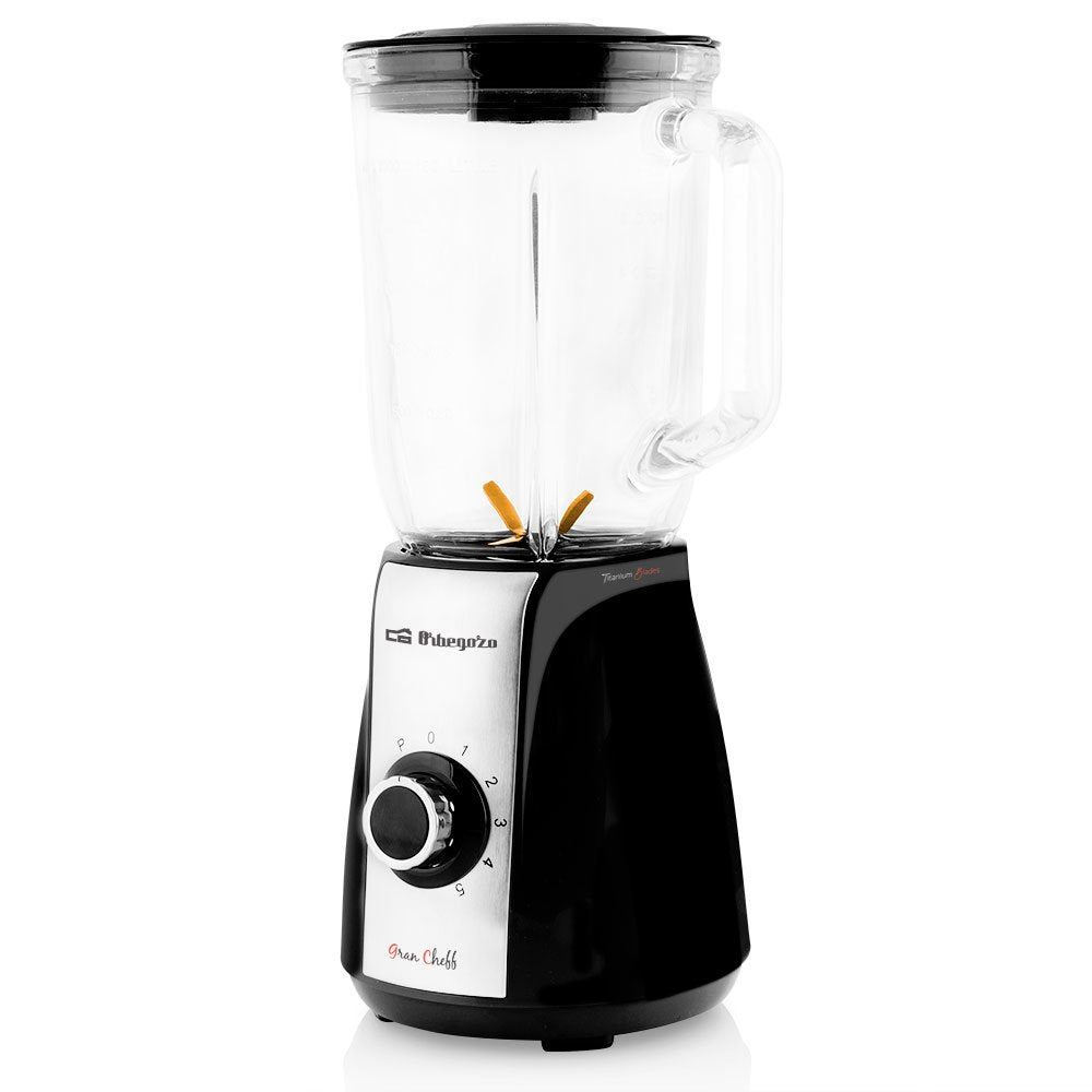 EAN 8435568400108 - Orbegozo BV 6575 licuadora 1,5 L Batidora de vaso 600 W Negro imagen 2