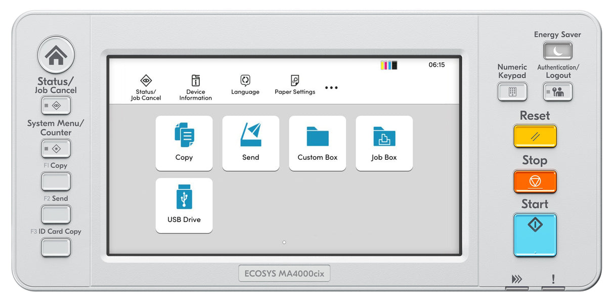 Kyocera Ecosys Ma4000cix, Impresora Multifunción Gris/Negro, Usb, Lan, Escanear, Copiar, Hypas