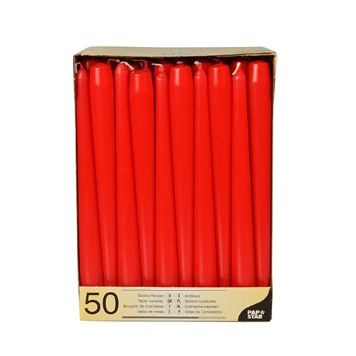 Candle Papstar Kerzen 25 Cm Rojo
