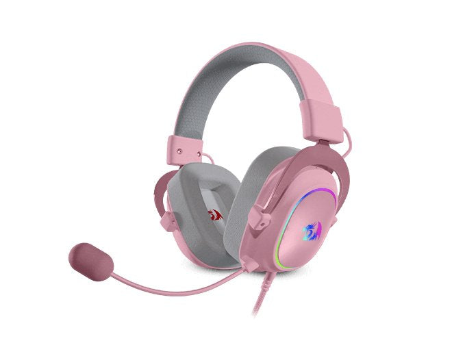 EAN 6950376708656 - REDRAGON ZEUS X Auriculares Alámbrico Diadema Juego USB tipo A Rosa, Gris imagen 1