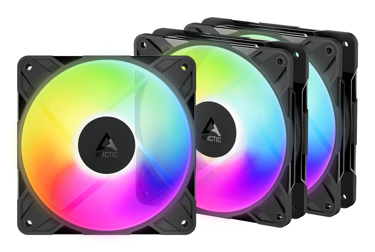 EAN 4895265000720 - ARCTIC Freezer P12 Pro Reverse A-RGB - 3 Pack Carcasa del ordenador Ventilador 12 cm Negro 3 pieza(s) imagen 1