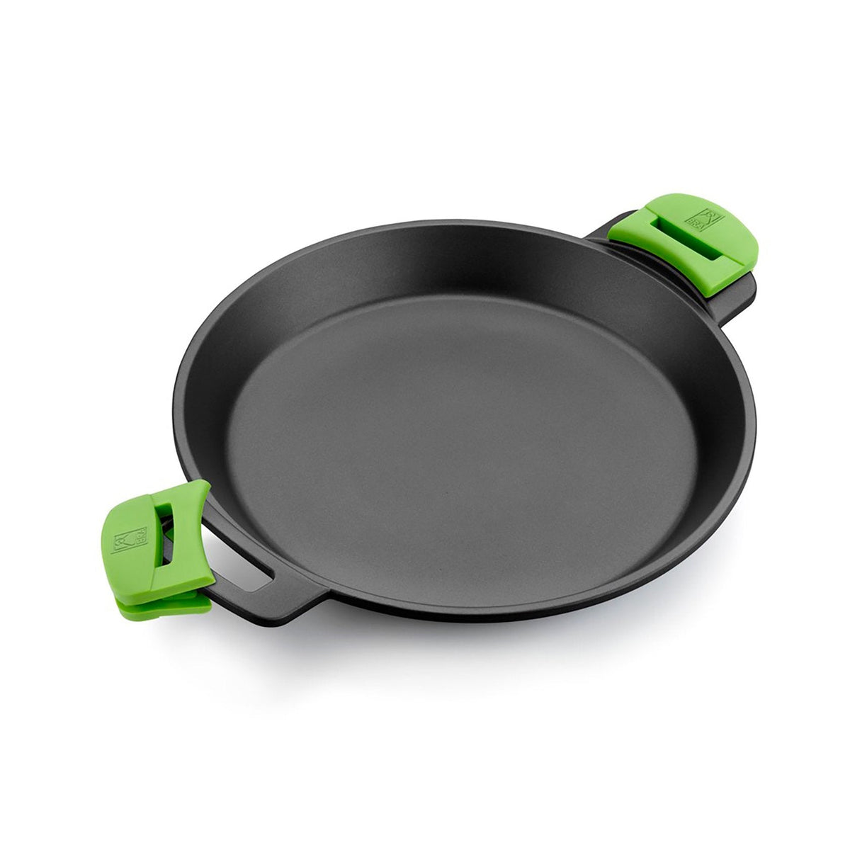 Paellera Prior Bra A401636 Ø36cm 7 Raciones Espesor 5.5mm Aluminio Fundido Teflón Antiadherente Asas Silicona
