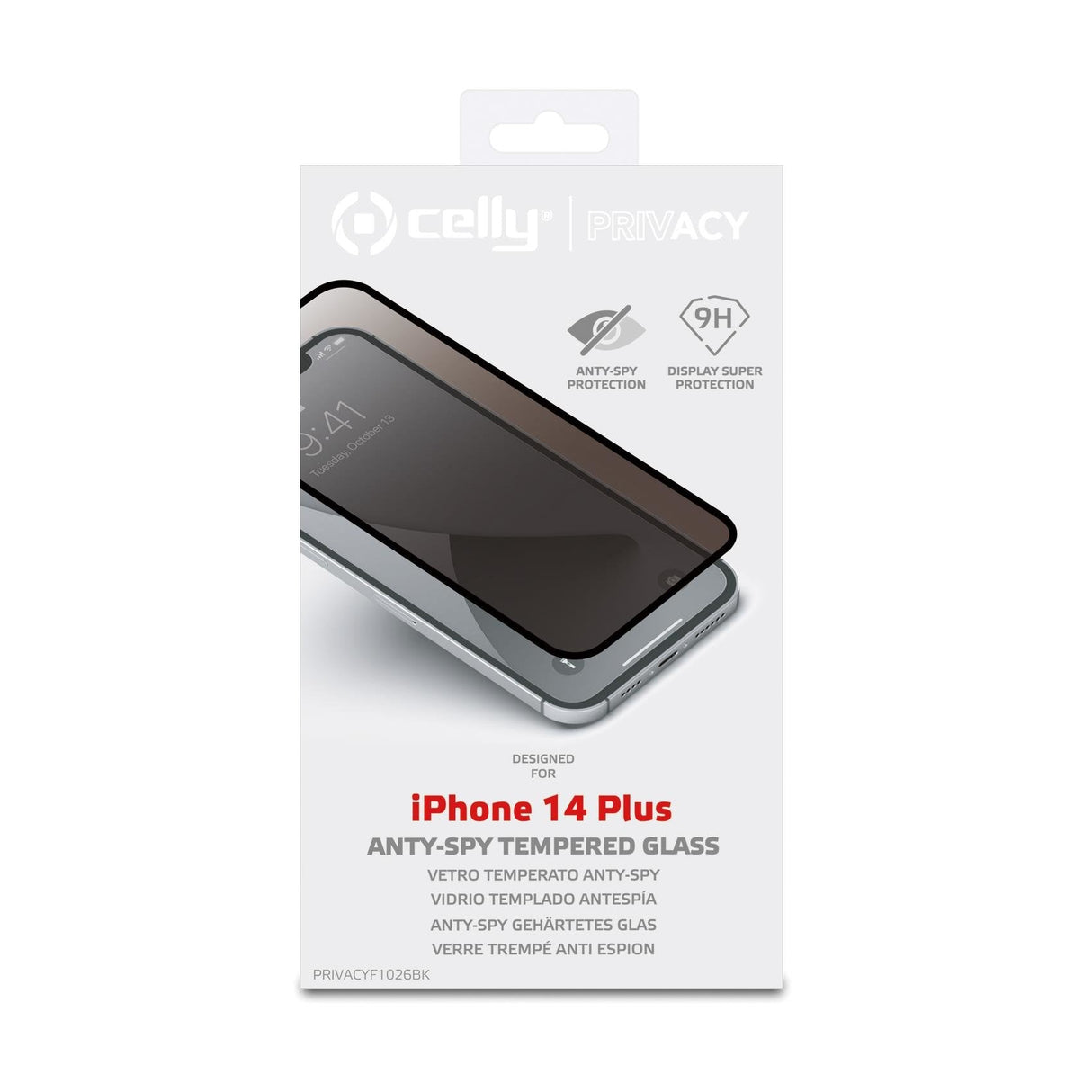 Celly Privacyf1026bk Protector De Pantalla Para Iphone 14 Plus