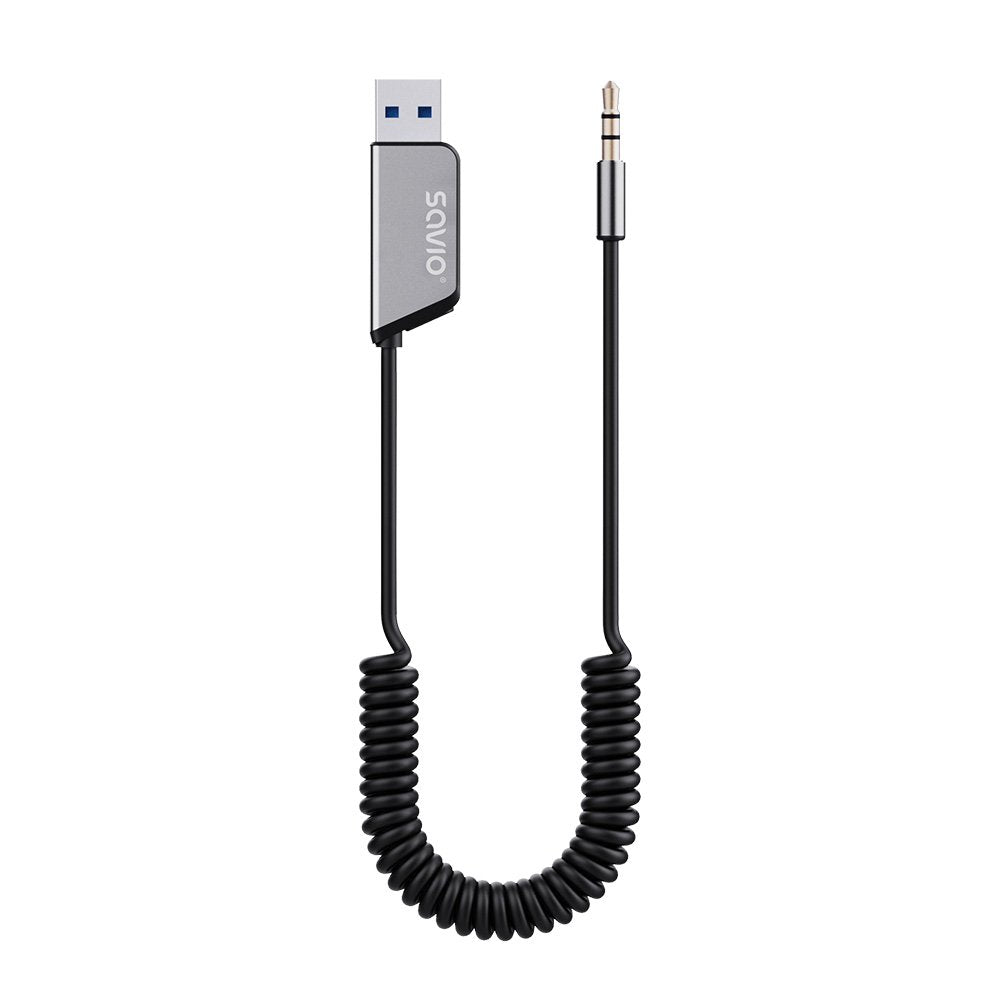 EAN 5901986048442 - Savio TR-16 transmisor FM 2400 - 2483,5 MHz Bluetooth Negro, Plata imagen 1