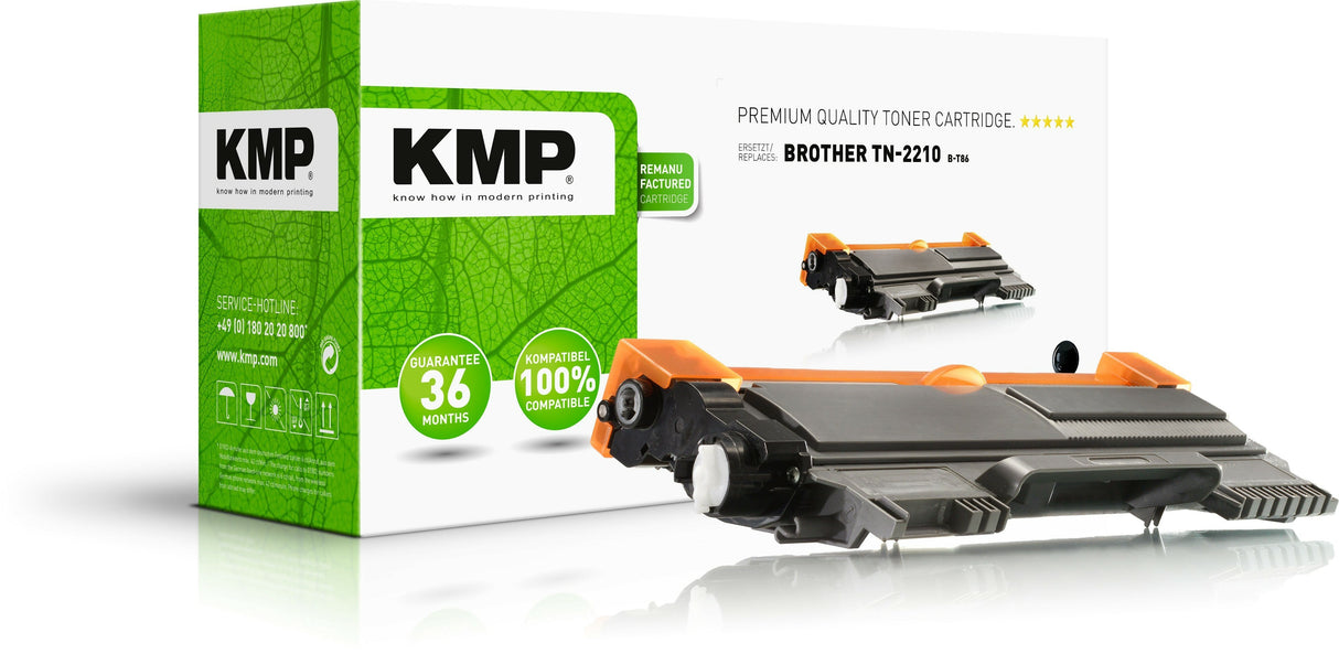 Kmp Toner Compatible Para Brother Tn-2210 Comp. Black 1200 S. B-T86