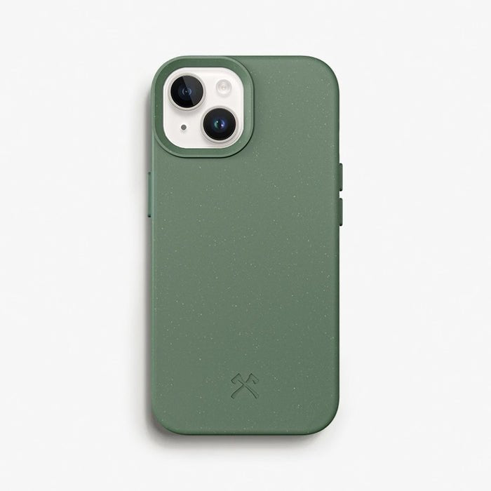 Funda Woodcessories Bio Magsafe Para Iphone 15 Plus Verde Medianoche