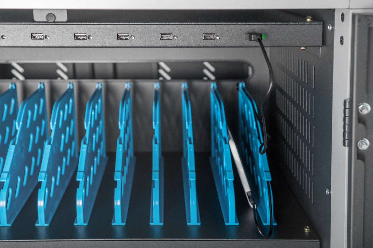 Armario Digitus Portatiles & Tablets 15,6" - Almacena Y Alimenta 30 Dispositivos