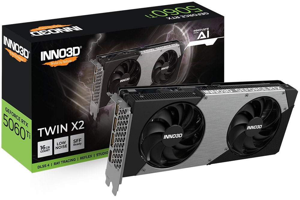 EAN 8886307700674 - INNO3D GeForce RTX 5060 Ti TWIN X2 NVIDIA 16 GB GDDR7 imagen 3