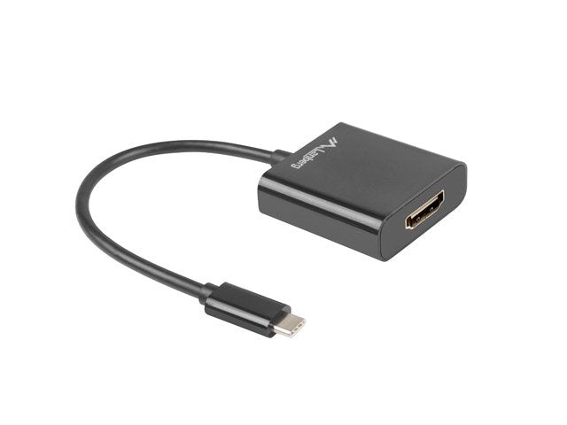 Adaptador Lanberg Ad-Uc-Hd-01 Usb Tipo-C Macho A Hdmi Hembra Resolución Hasta 1920*1200 15cm Longitud